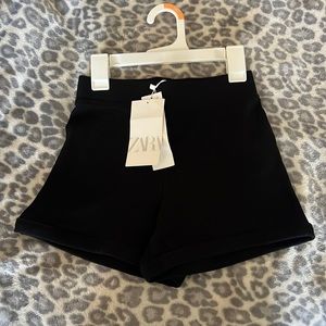 Zara High Waisted Comfy Short Shorts